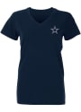 Dallas Cowboys Womens Neonate T-Shirt - Navy Blue