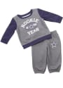 Dallas Cowboys Infant Buster Top and Bottom - Charcoal