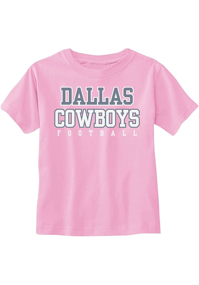 girls pink cowboys jersey