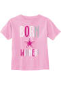Dallas Cowboys Toddler Girls Pink Rascal T-Shirt