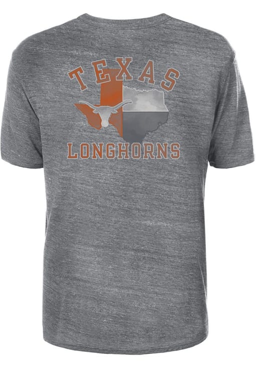Texas Longhorns Grey Proud Texan Short Sleeve Fashion T Shirt