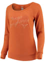 Texas Longhorns Womens Pericles Burnt Orange Crew Sweatshirt