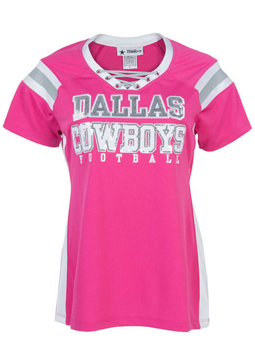 Dallas Cowboys Womens Tammy Fashion Football Jersey - Pink