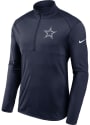 Dallas Cowboys Nike Element 1/4 Zip Pullover - Navy Blue
