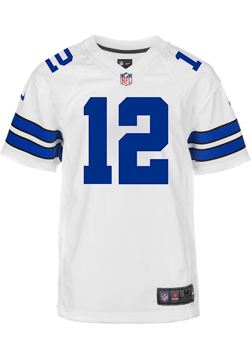 Dallas Cowboys Roger Staubach Youth Game WHITE Nike Football