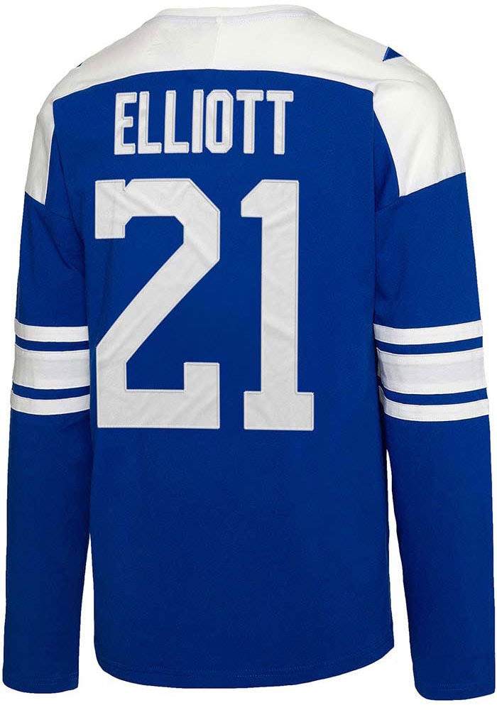 Ezekiel Elliott Dallas Cowboys Apparel Dallas Cowboys Rivalry Long Sleeve Fashion Sweatshirt Blue