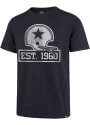 Dallas Cowboys 47 60th Anniversary Grit Scrum Fashion T Shirt - Navy Blue
