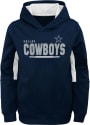 Dallas Cowboys Youth Long Season Hooded Sweatshirt - Navy Blue