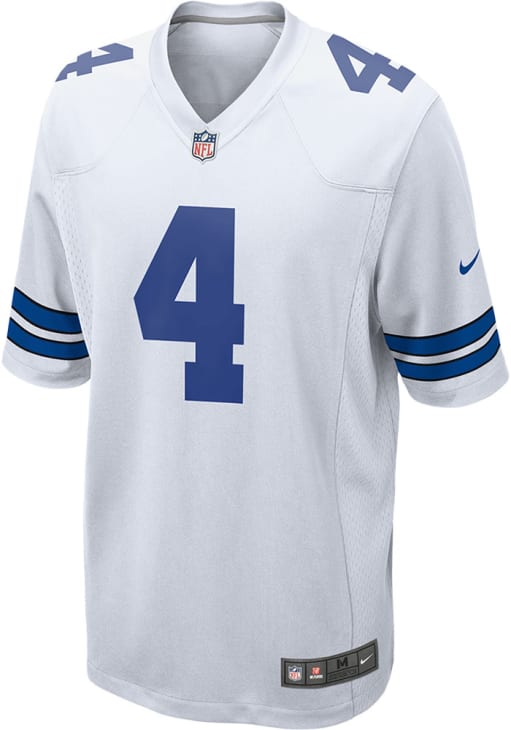 dallas cowboys dak prescott nike navy game replica jersey