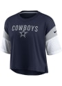Dallas Cowboys Womens Nike Nickname T-Shirt - Navy Blue