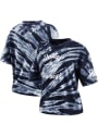 Dallas Cowboys Womens Tie Dye T-Shirt - Navy Blue