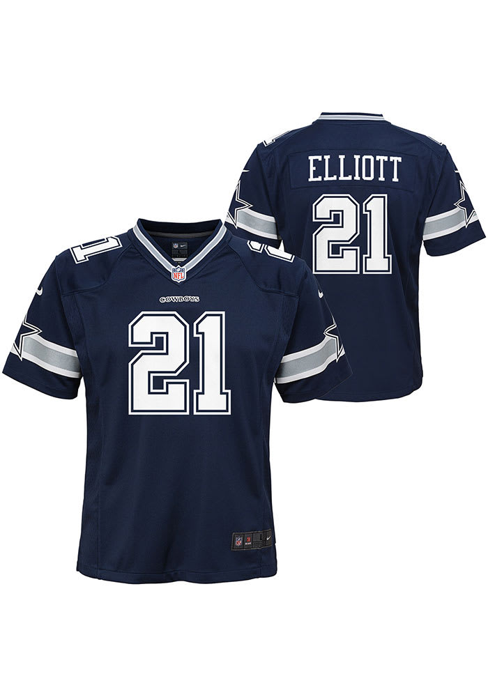 Cowboys Ezekiel Elliott Nike 2024 Jersey