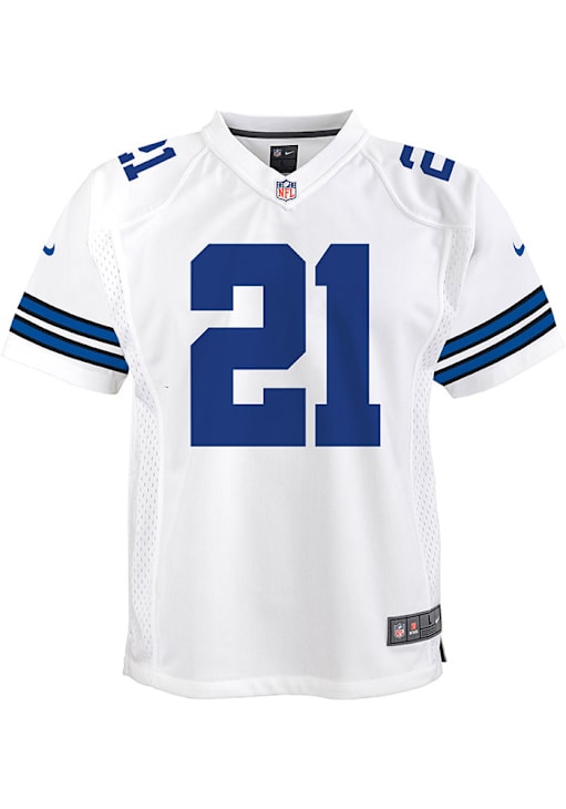 Dallas Cowboys Ezekiel Elliott Youth Game Edition WHITE Nike
