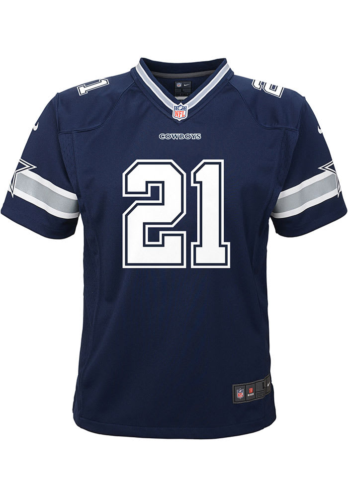 Men's dallas cowboys ezekiel elliott cheap nike navy alternate game jersey