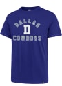 Dallas Cowboys 47 Throwback Super Rival T Shirt - Blue