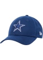 Dallas Cowboys New Era Basic 9FORTY Adjustable Hat - Navy Blue