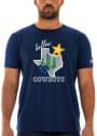 Dallas Cowboys Texas T Shirt - Navy Blue