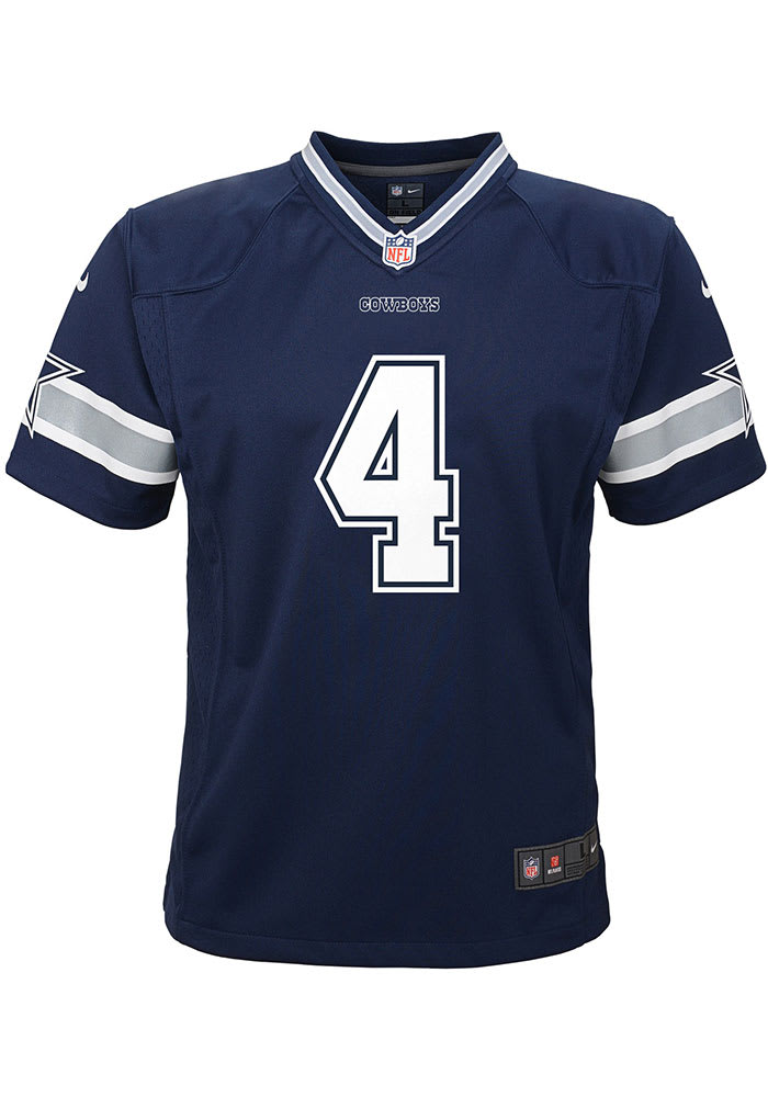 Dallas cowboys dak prescott sale nike game replica throwback jersey