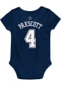 Dak Prescott Dallas Cowboys Baby Nike NN One Piece - Navy Blue