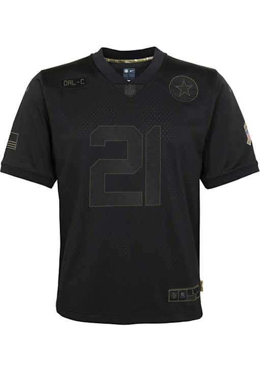 Dallas Cowboys Ezekiel Elliott Youth Game BLACK Nike Football