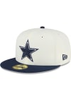 Main image for New Era Dallas Cowboys Mens White Retro Side Patch 59FIFTY Fitted Hat