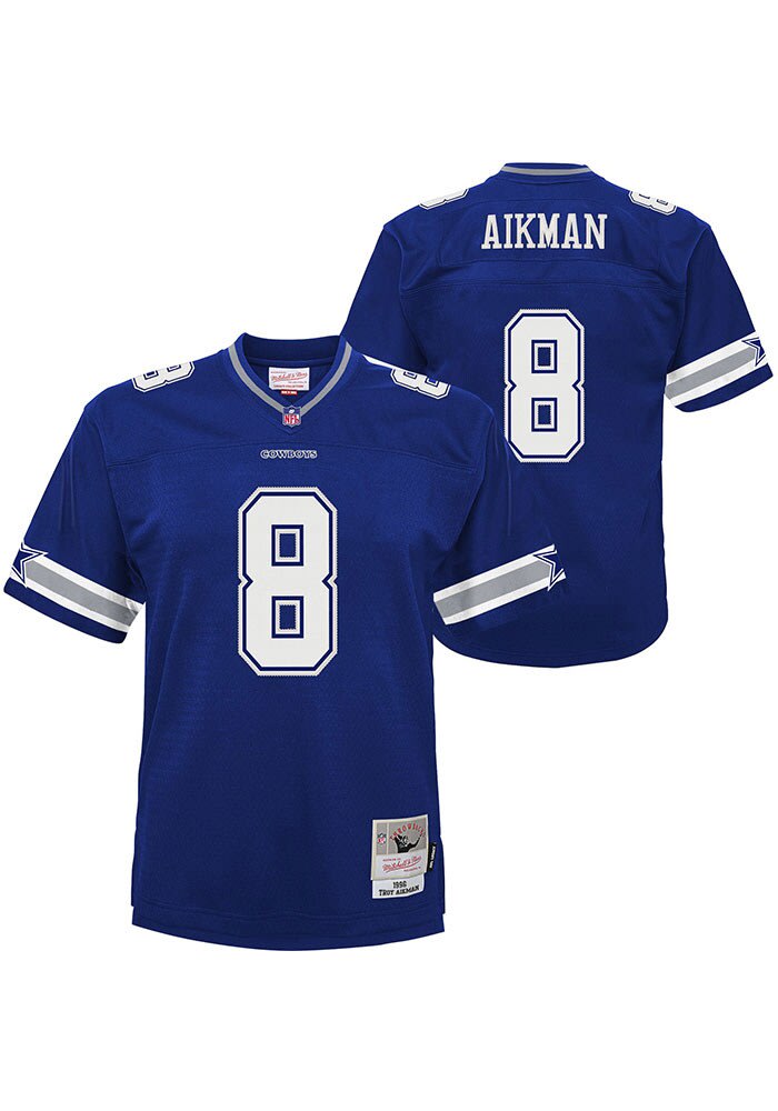 Dallas Cowboys Troy Aikman Youth NFL Legacy Retired Player NAVY Football Jersey