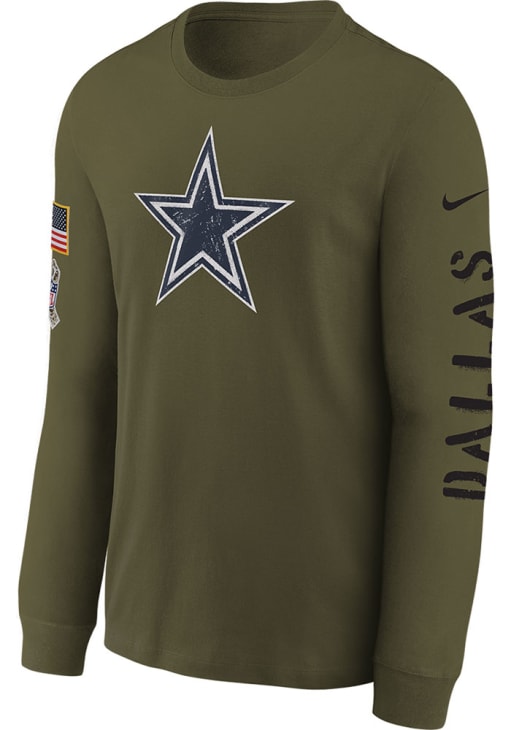 dallas cowboys salute to service long sleeve shirt