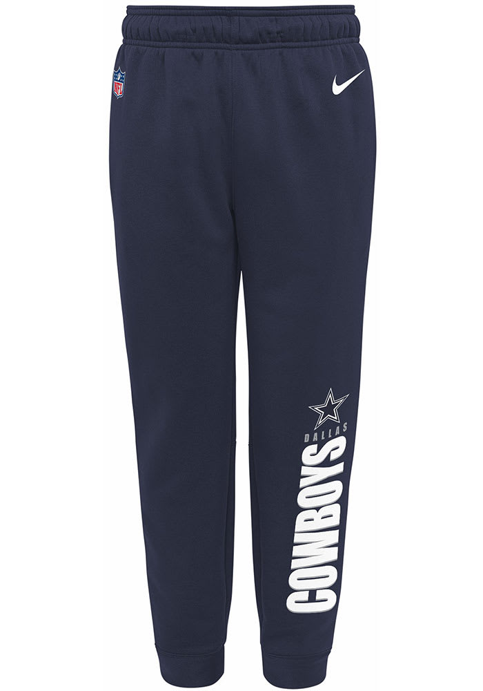 Dallas Cowboys Nike Youth NAVY Lockup Track Pants