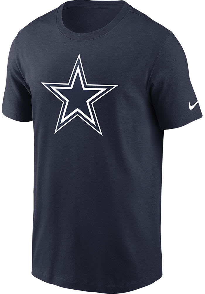 Nike Dallas Cowboys NAVY TEAM LOGO Short Sleeve T Shirt - 41024107
