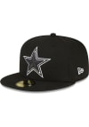 Main image for New Era Dallas Cowboys Mens Black Super Bowl XXVII Side Patch 59FIFTY Fitted Hat