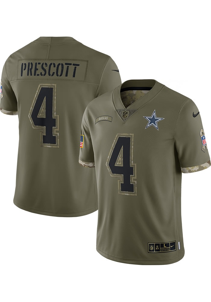 Dak prescott salute store to service jersey