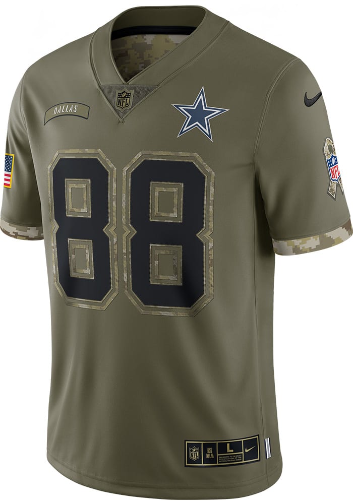 Nike Dallas Cowboys No88 CeeDee Lamb Olive/Camo Women's Stitched NFL Limited 2017 Salute To Service Jersey