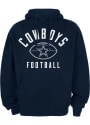 Dallas Cowboys Livingston Hooded Sweatshirt - Navy Blue