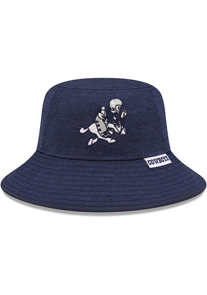 New Era Dallas Cowboys NAVY Retro Heather Bucket Hat