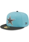 Main image for New Era Dallas Cowboys Mens Blue 2T Color Pack 59FIFTY Fitted Hat