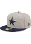 Main image for New Era Dallas Cowboys Mens Grey Heather Patch 59FIFTY Fitted Hat