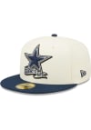 Main image for New Era Dallas Cowboys Mens Ivory 2022 Sideline 59FIFTY Fitted Hat