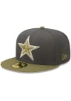 Main image for New Era Dallas Cowboys Mens Grey Olive 2T Color Pack 59FIFTY Fitted Hat
