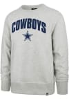 Main image for 47 Dallas Cowboys Mens Grey Strider Headline Long Sleeve Crew Sweatshirt