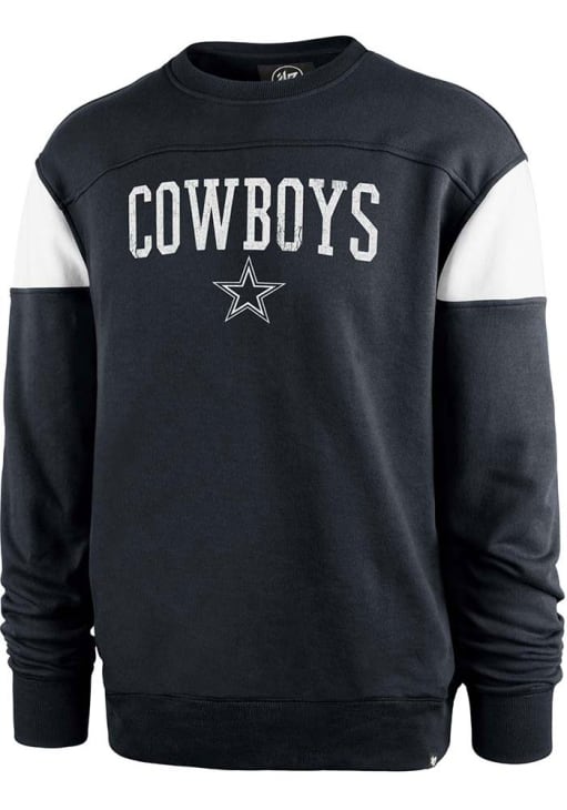 47 Dallas Cowboys Groundbreak Onset Long Sleeve Fashion Sweatshirt