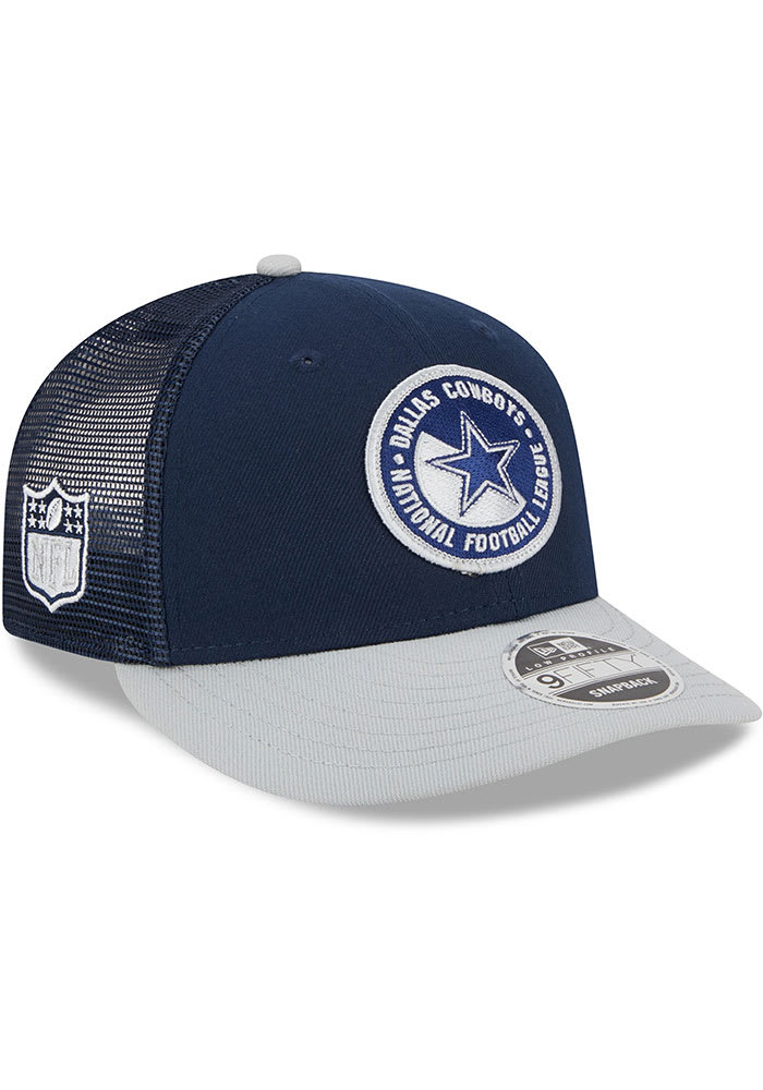 New Era Dallas Cowboys 2023 Sideline Trucker LP9FIFTY Adjustable Hat - Navy  Blue