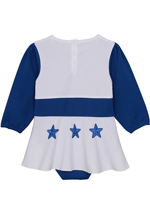 Dallas Cowboys Toddler Girls NAVY Dallas Cowboys Sets Cheer Dress