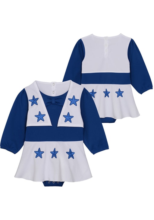 Dallas Cowboys Girls Dallas Cowboys Cheer Dress Set - Navy Blue