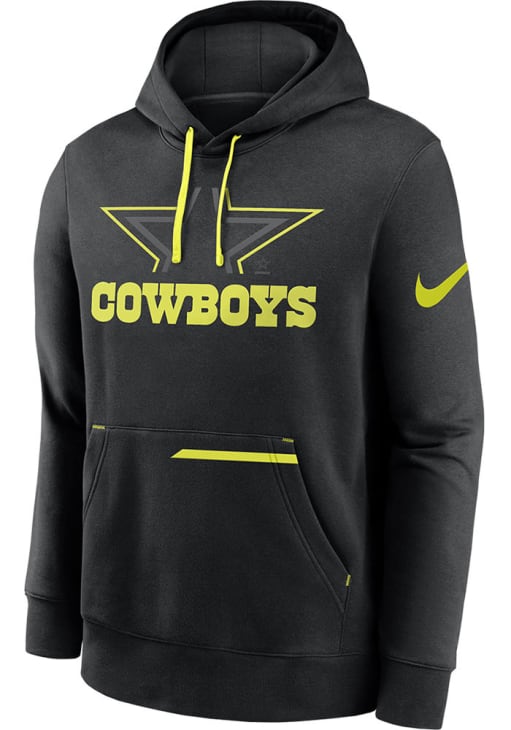NFL Team Apparel Youth Dallas Cowboys Prime Hooded Long Sleeve T-Shirt