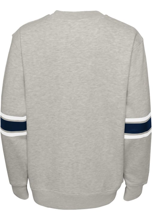 Dallas Cowboys Youth Grey Fan Fave Long Sleeve Crew Sweatshirt