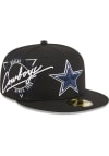 Main image for New Era Dallas Cowboys Mens Black Neon 59FIFTY Fitted Hat