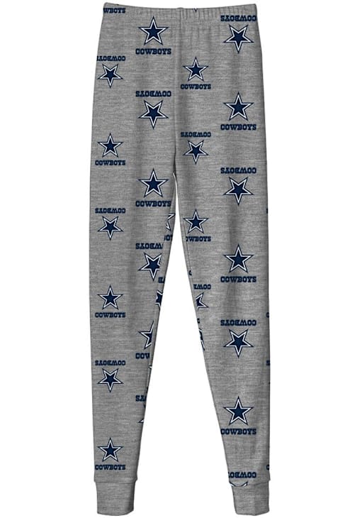 Dallas Cowboys HEATHER GREY Kids Logo Pajama Set 41025031