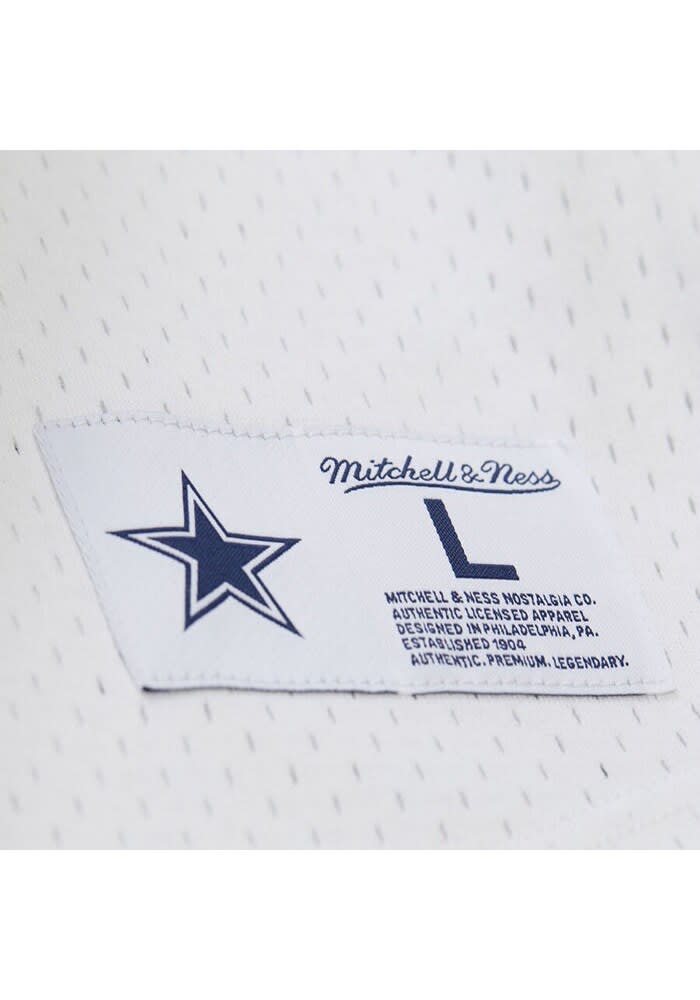 Dallas Cowboys Deion Sanders WHITE Mesh Name and Number