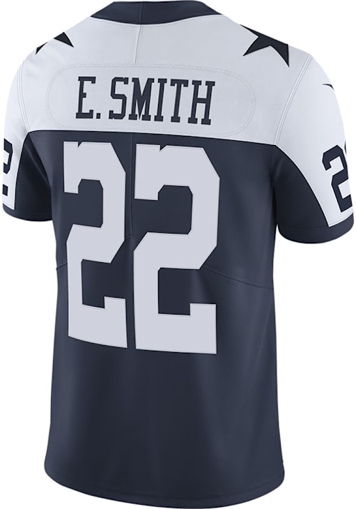 Emmitt Smith Dallas Cowboys Mens WHITE Alt Ltd Limited Football
