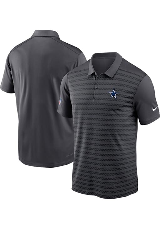 Nike Dallas Cowboys Mens Sideline Victory ANTHRACITE Short Sleeve